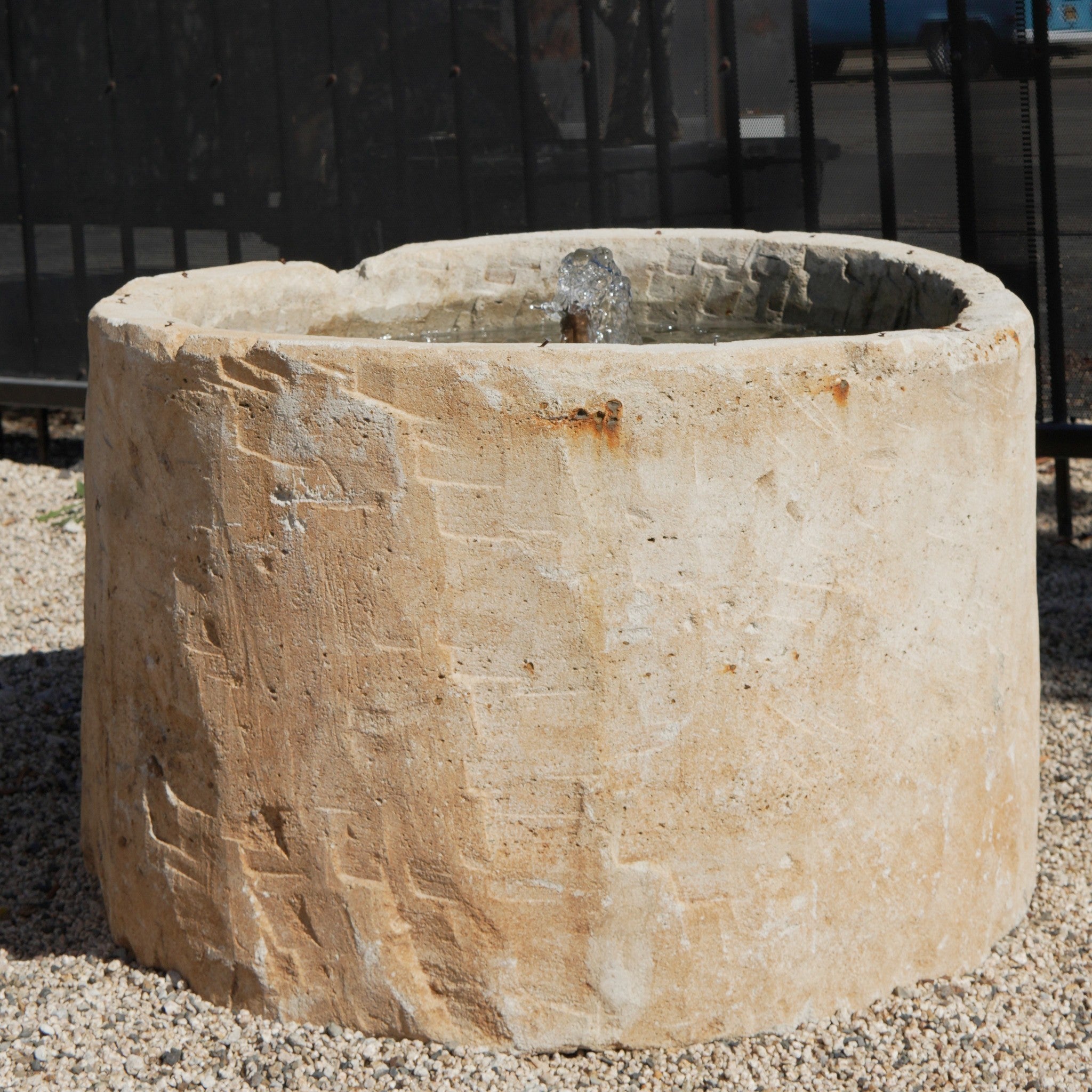 Antique Limestone Fountain - Trouvaille Imports