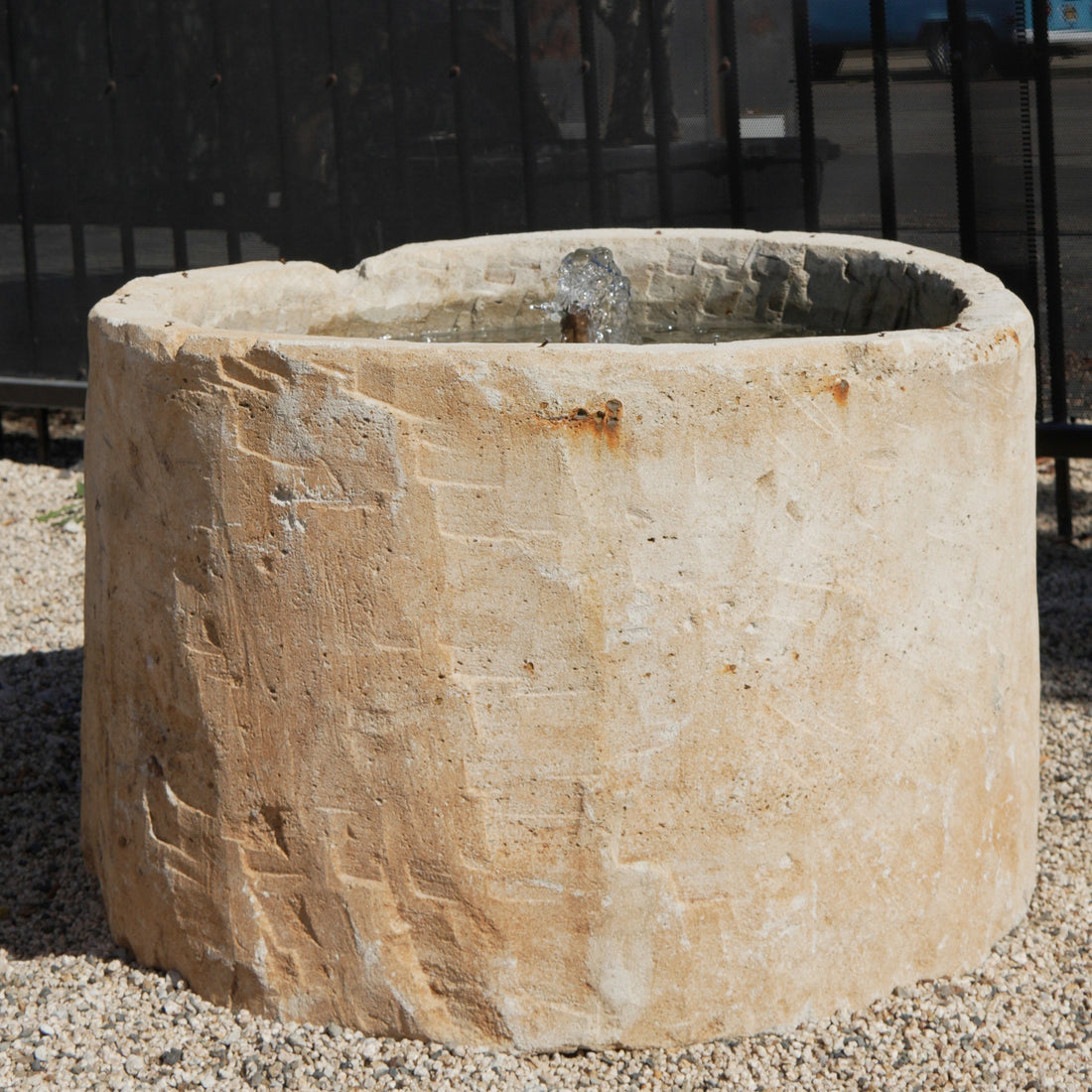Antique Limestone Fountain - Trouvaille Imports