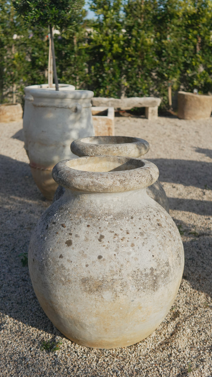 Antique Indonesian Stone Planter (Pair)