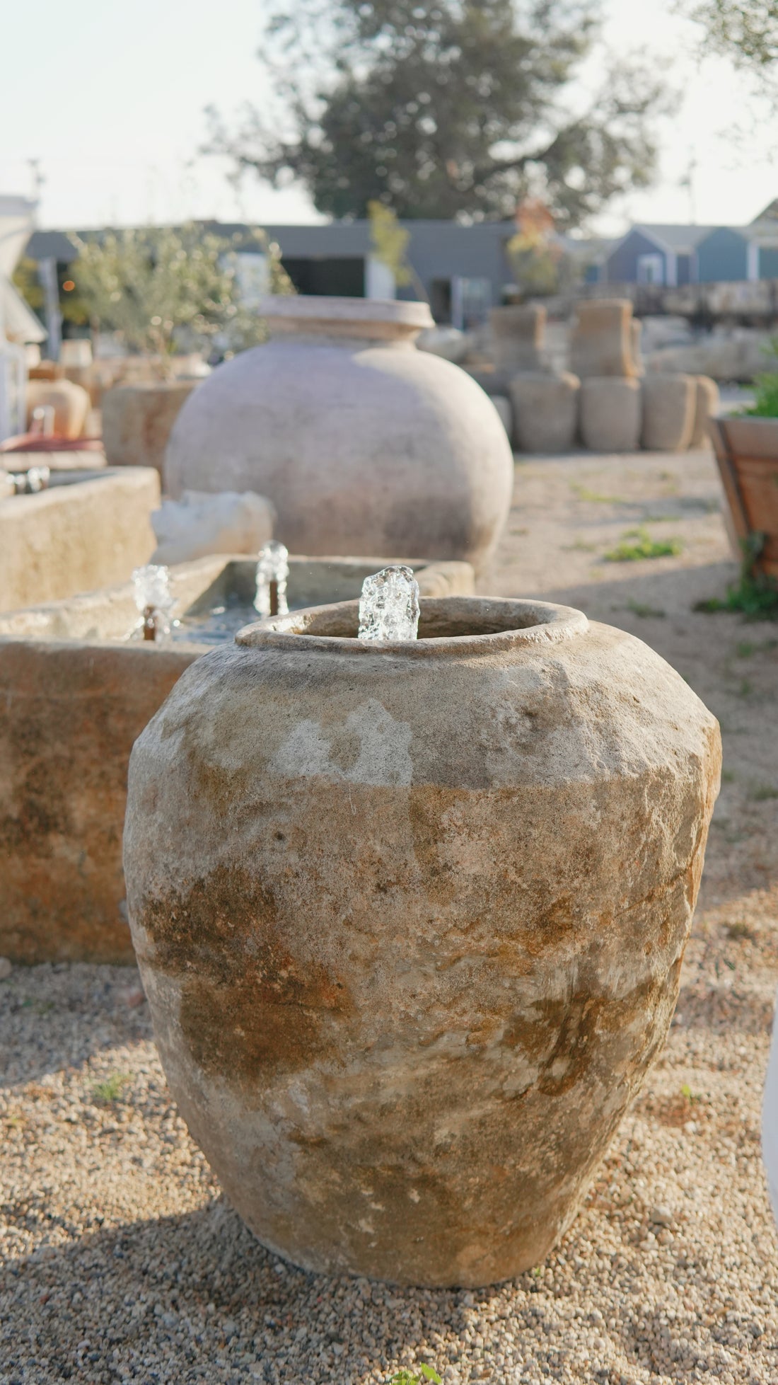 Antique Limestone Fountain - Trouvaille Imports