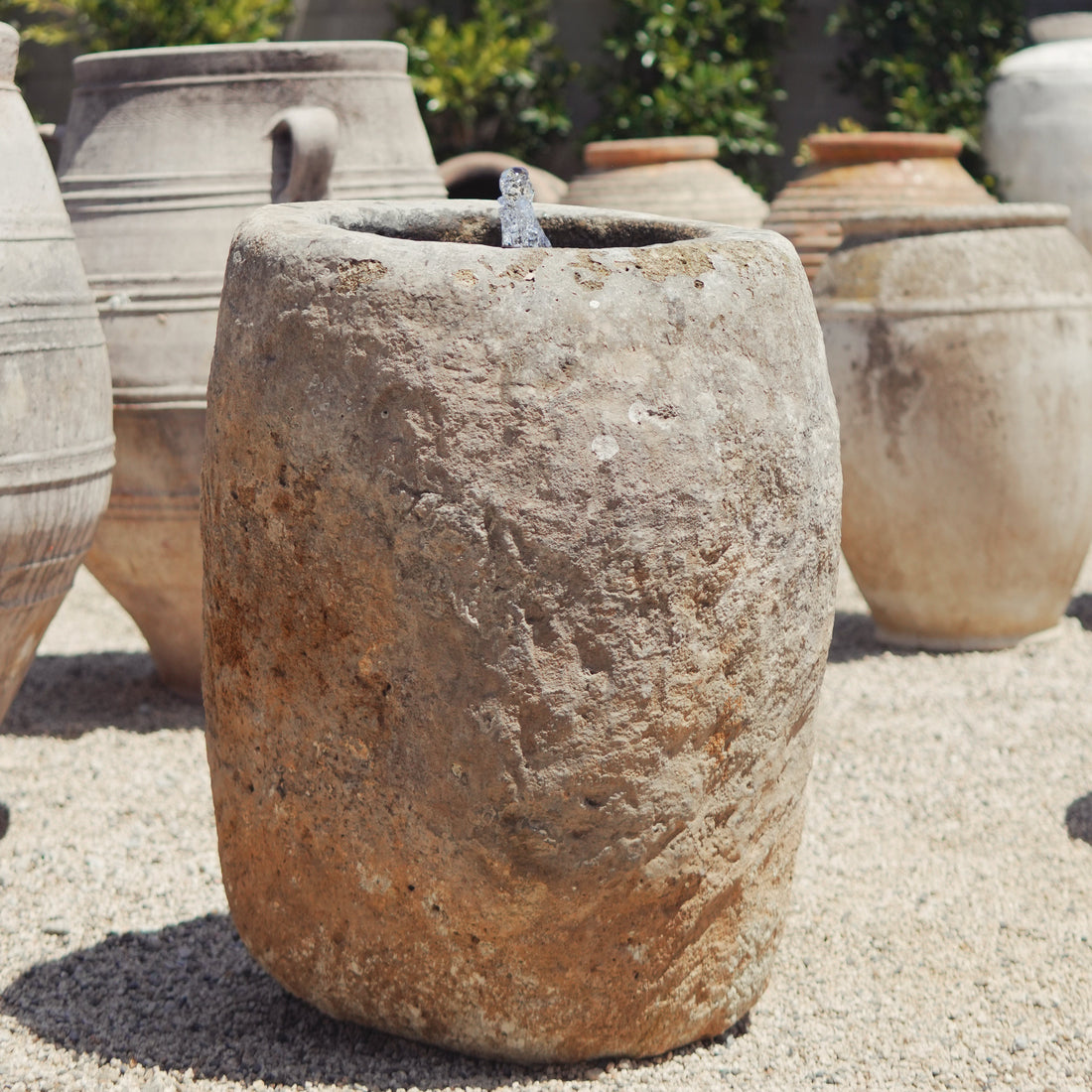 Antique Limestone Fountain - Trouvaille Imports