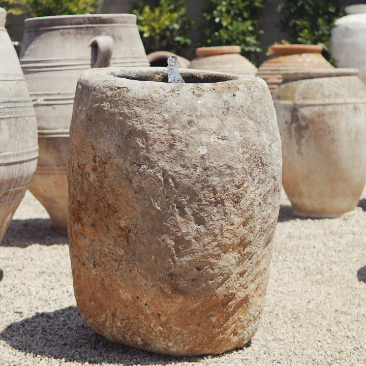 Antique Limestone Fountain - Trouvaille Imports