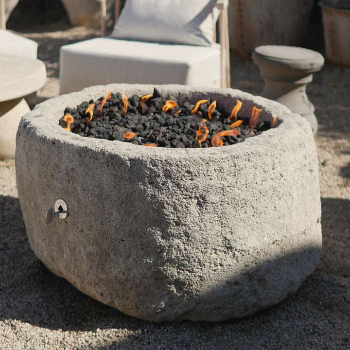 Antique Limestone Fire Pit