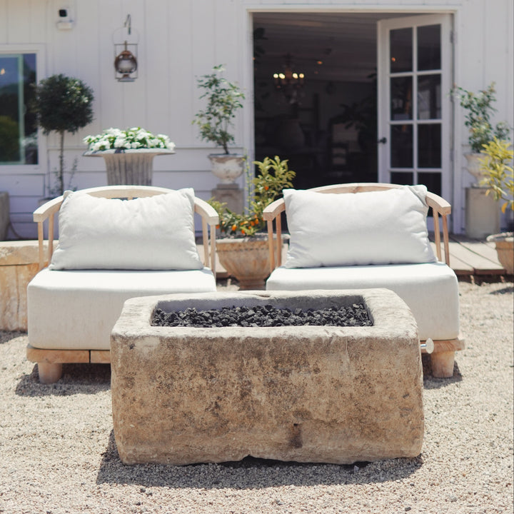 Antique Limestone Fire Pit