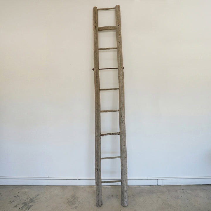Hungarian Antique Wood Ladder