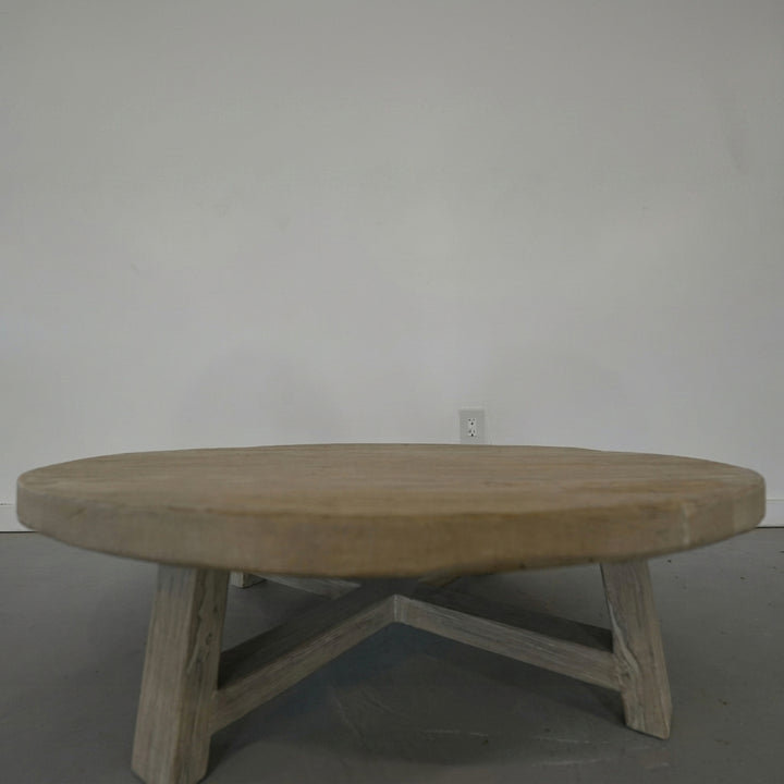 Elm Wood Coffee Table - Trouvaille Imports