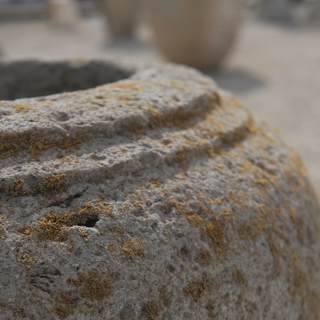 Antique Volcanic Indonesian Stone (PAIR) - Trouvaille Imports