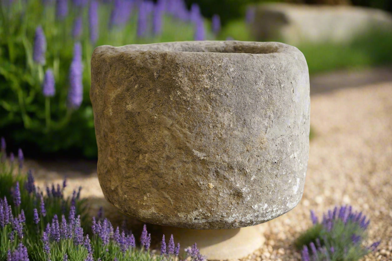 Vintage Limestone Vessel