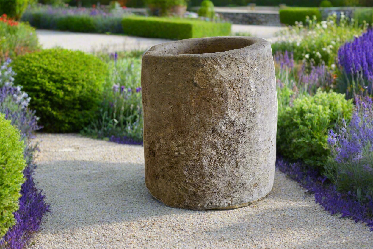 Vintage Limestone - 23" W x 28" H - Trouvaille Imports