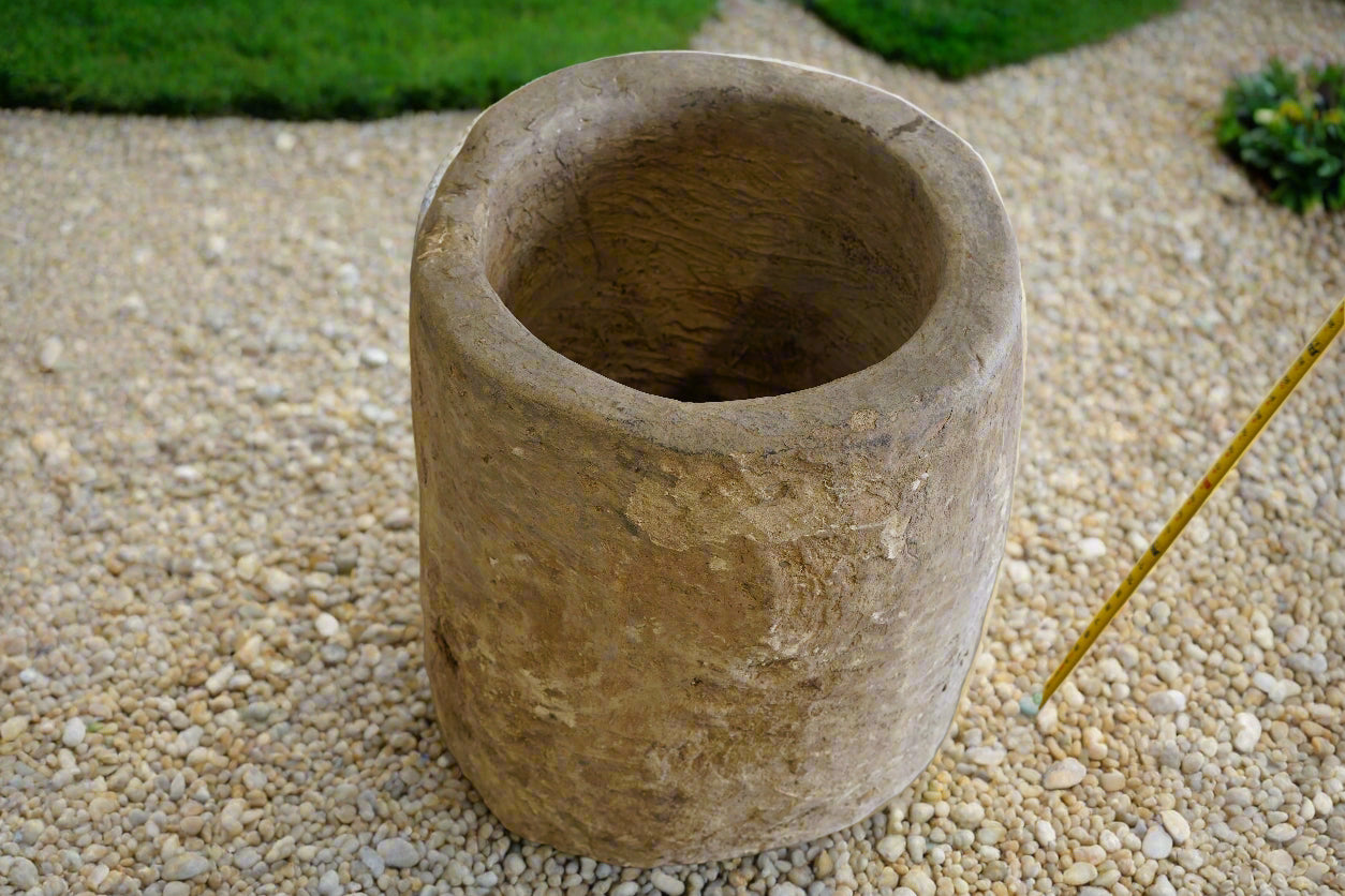 Vintage Limestone - 23" W x 28" H - Trouvaille Imports