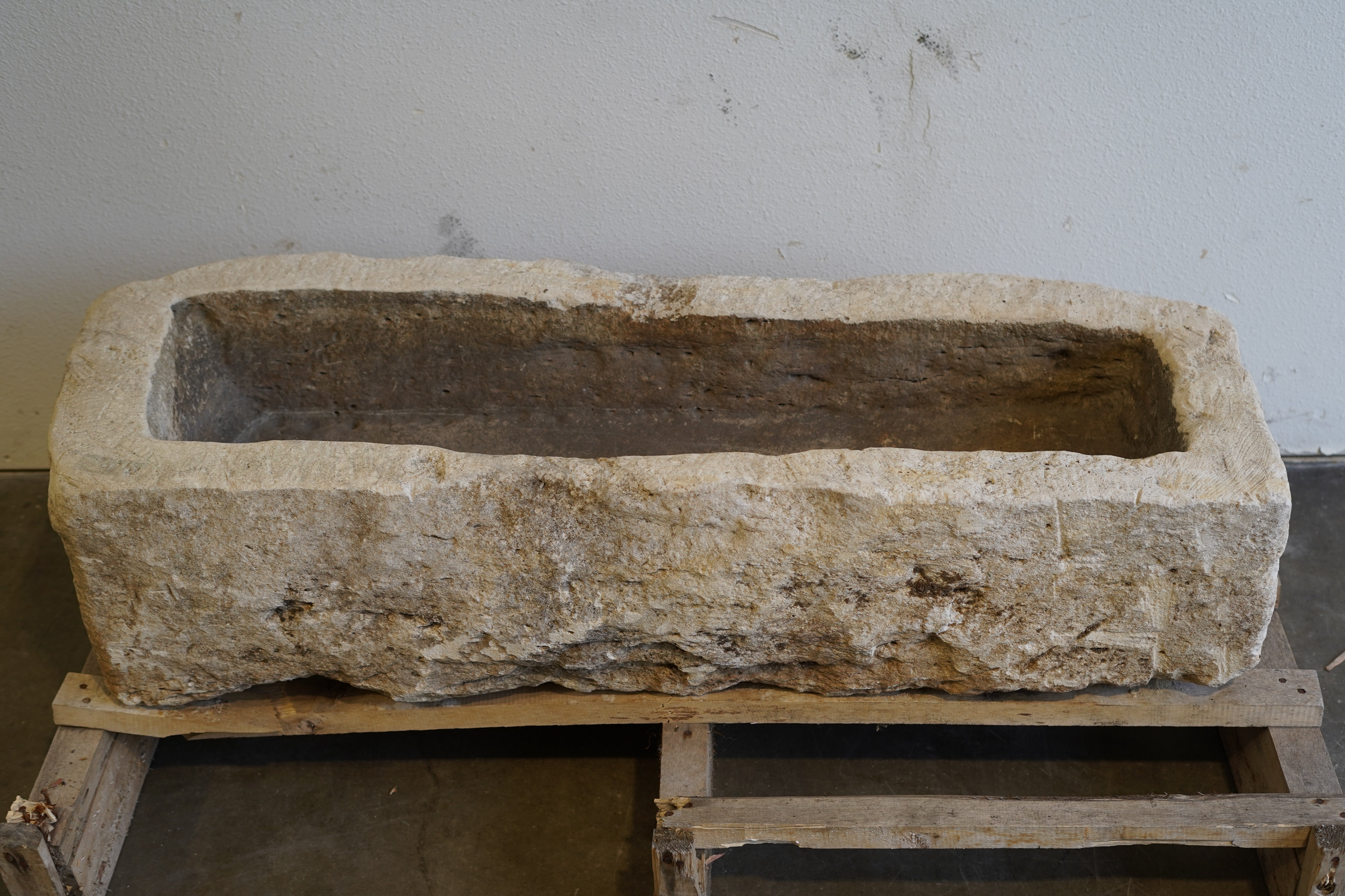 Vintage Limestone - 47" L x 18" W x 12" H - Trouvaille Imports