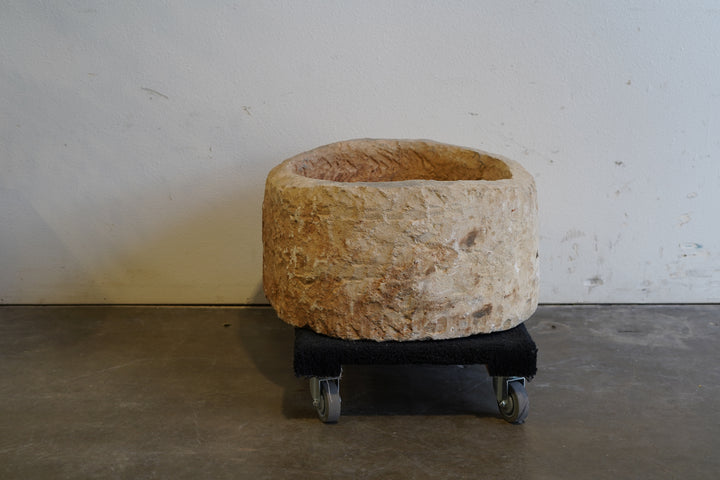 Vintage limestone planter