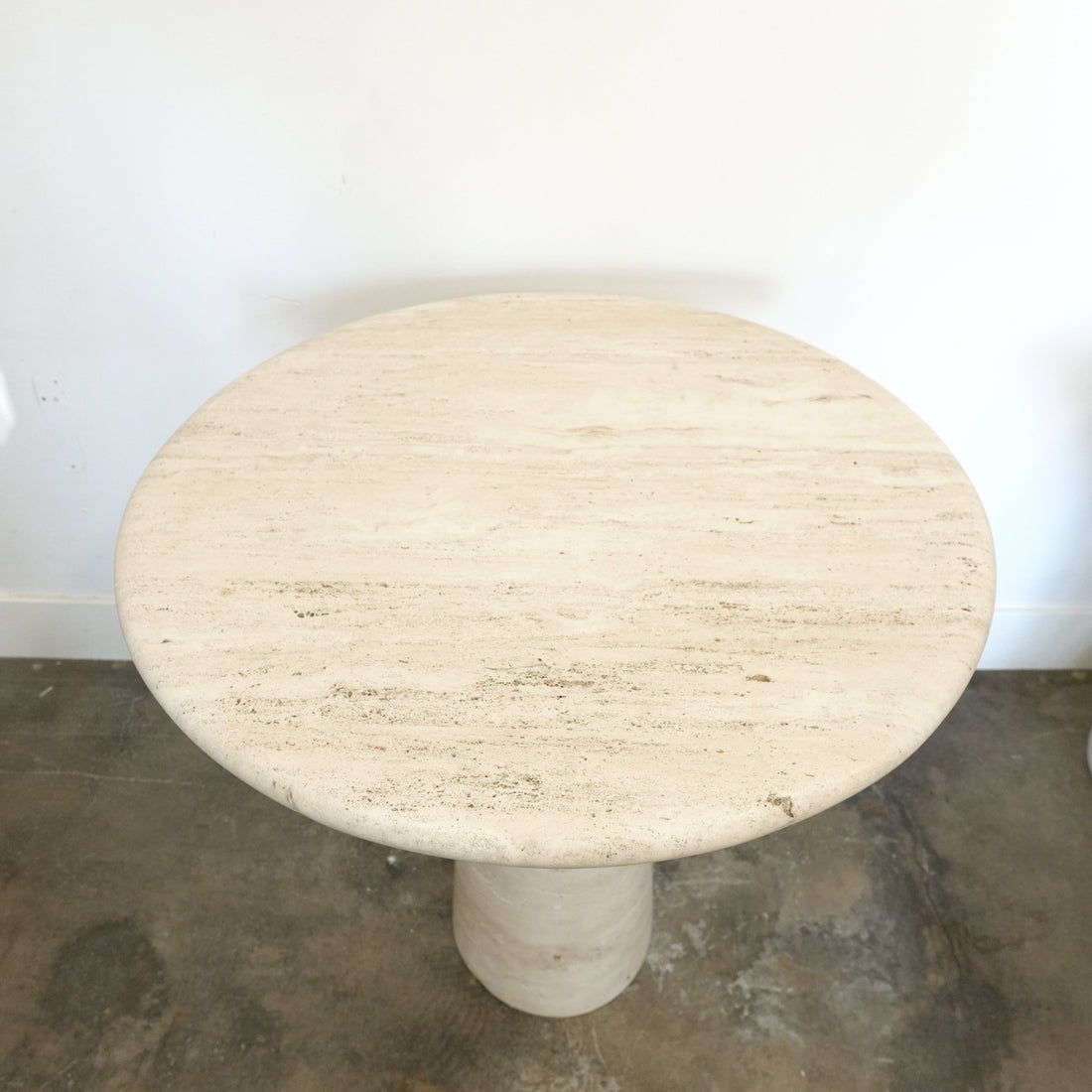 Bespoke Travertine Table - Trouvaille Imports