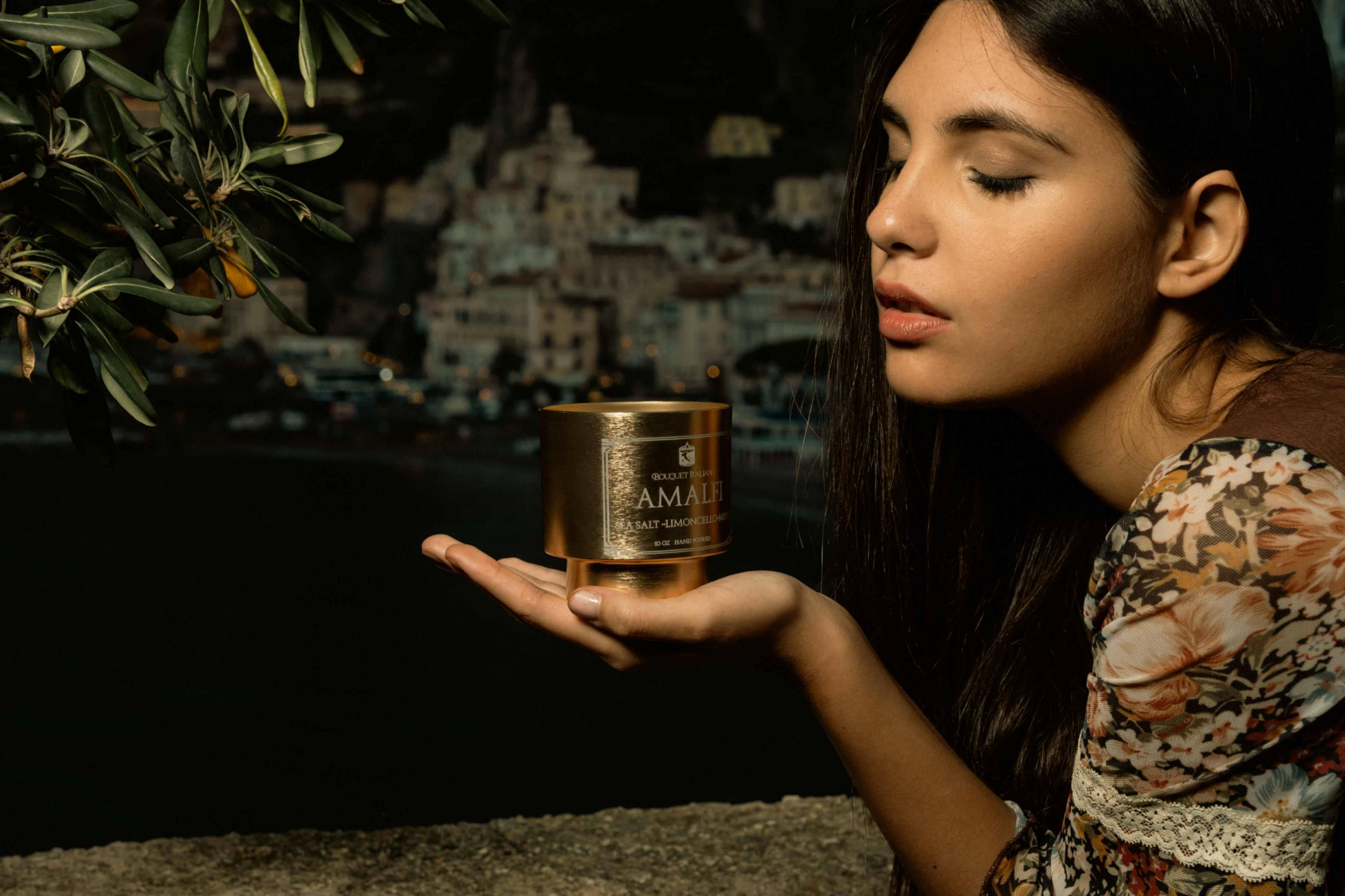Amalfi Luxury Scented Candle – Italian Coastal Inspired - Trouvaille Imports