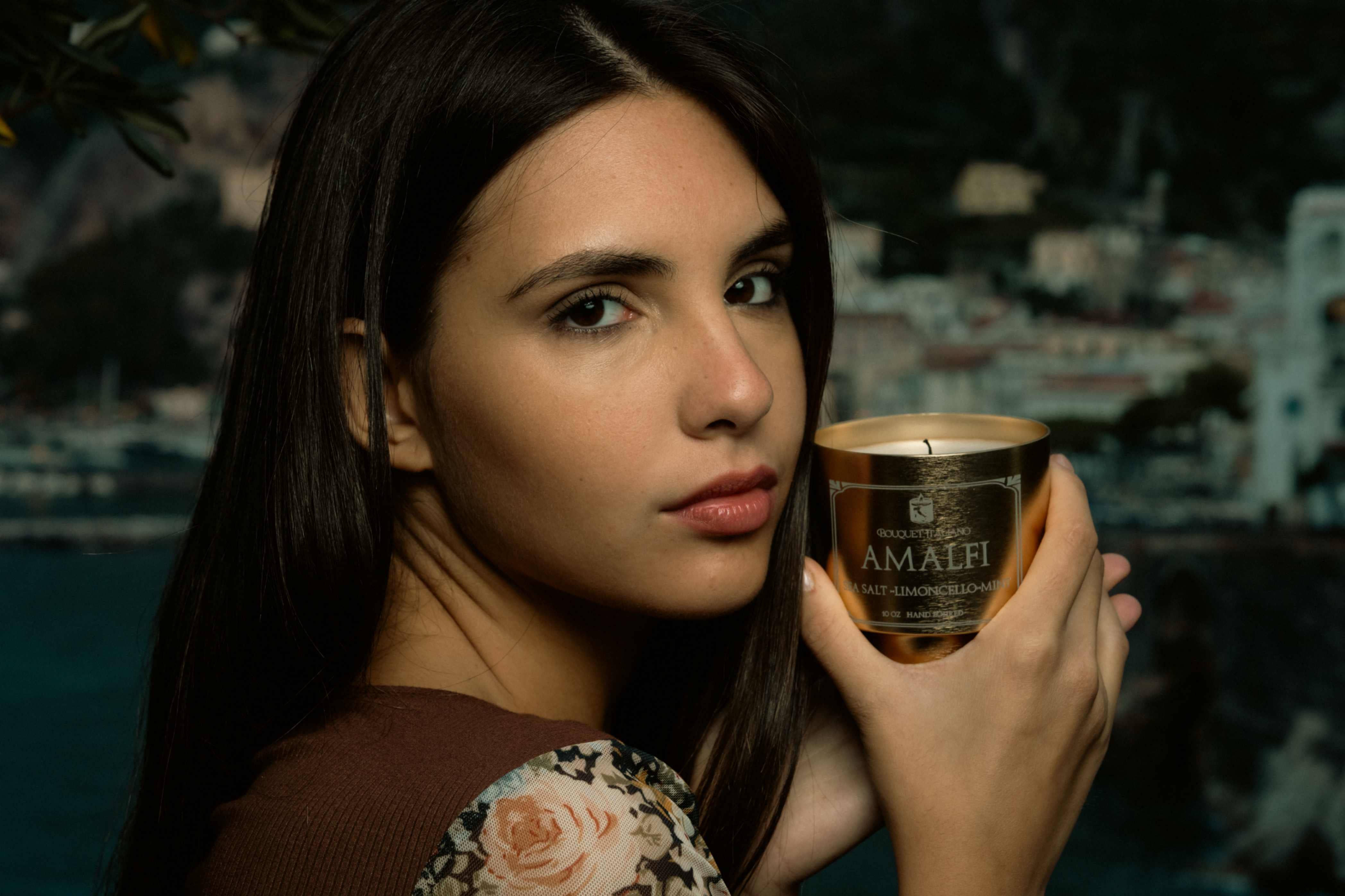 Amalfi Luxury Scented Candle – Italian Coastal Inspired - Trouvaille Imports