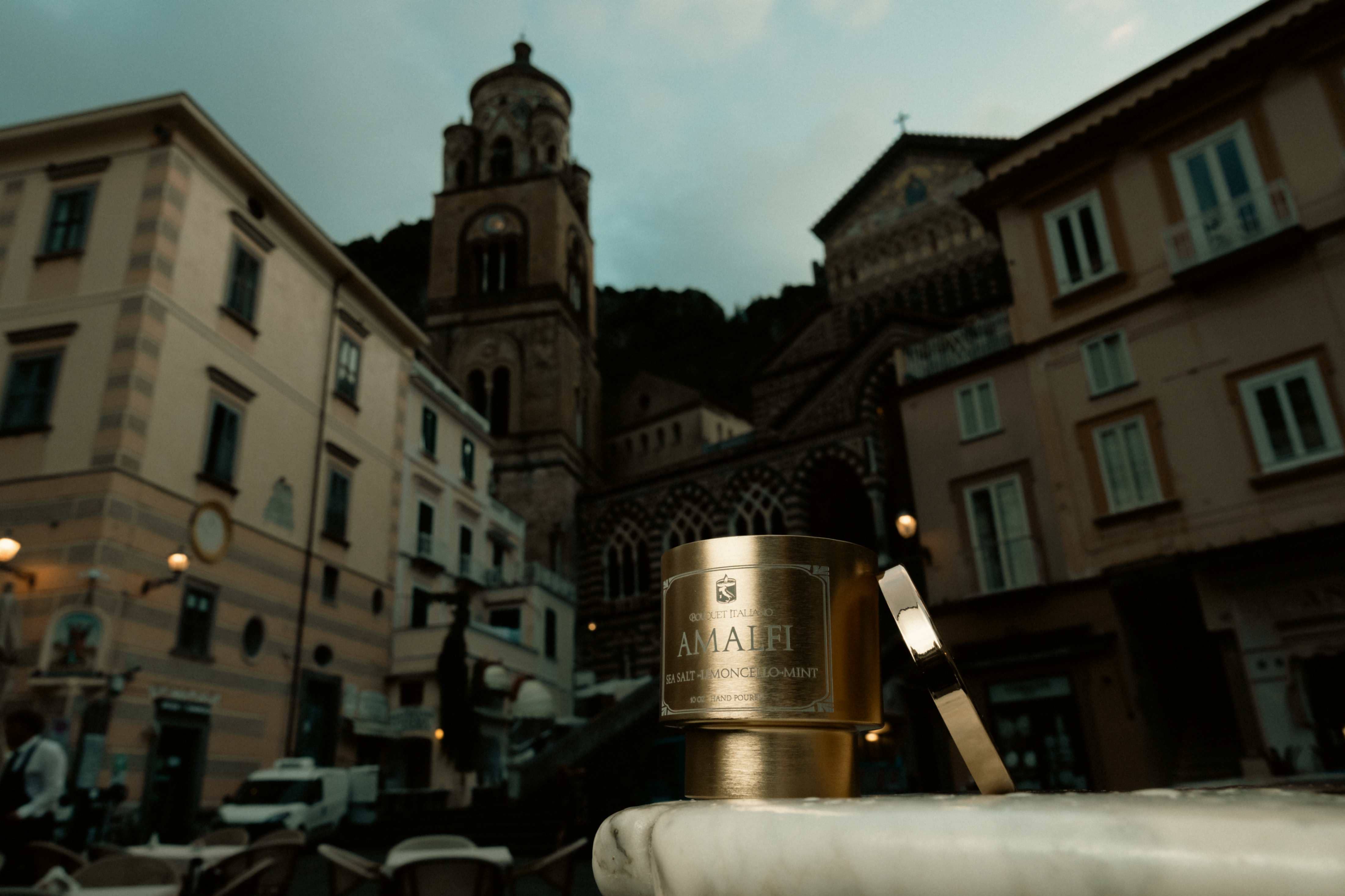 Amalfi Luxury Scented Candle – Italian Coastal Inspired - Trouvaille Imports
