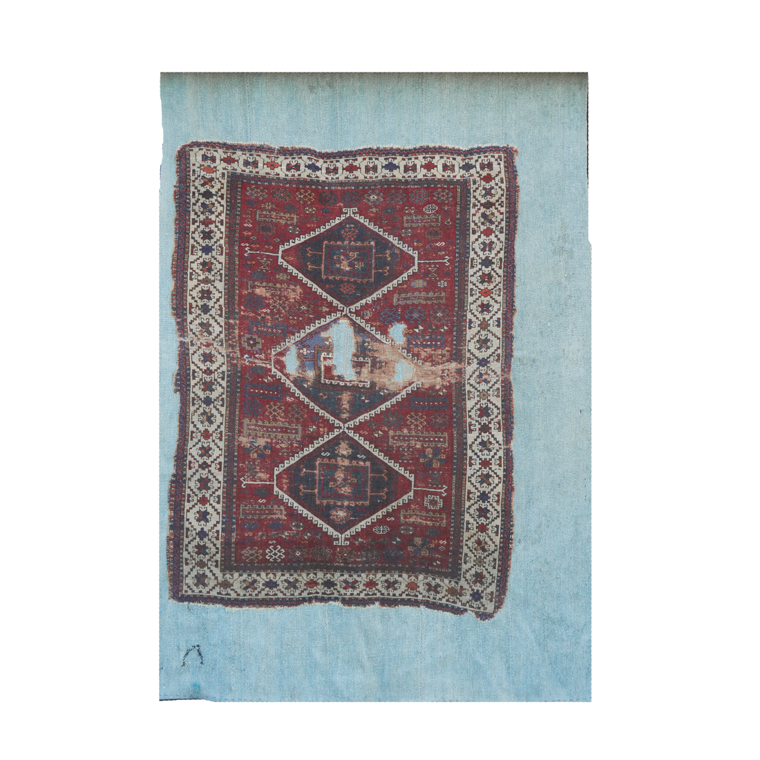 Vintage Turkish Oushak Rug and Tapestry – 5 ft 1” × 8 ft 0”