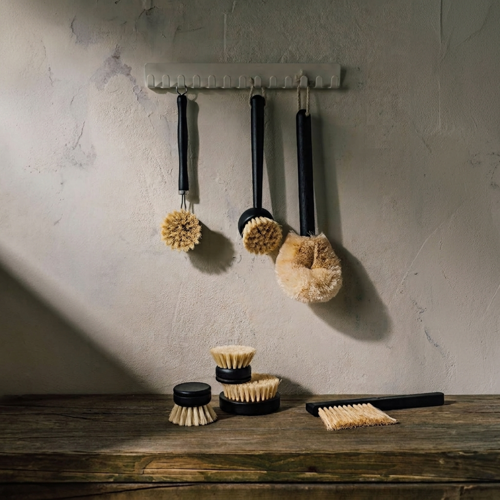 Angled Sisal Dish Brush